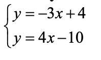 Determine the solution by using substitution. Write your answer as a point below (x-example-1