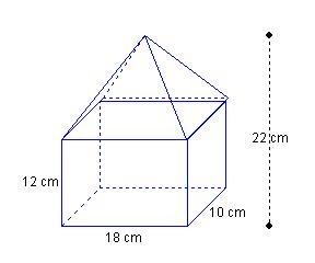 Won has a container with the shape below. A rectangular prism with length of 18 centimeters-example-1