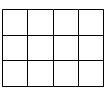 The 3×4 rectangle contains 12 cells. Find five different ways to cut the rectangle-example-1