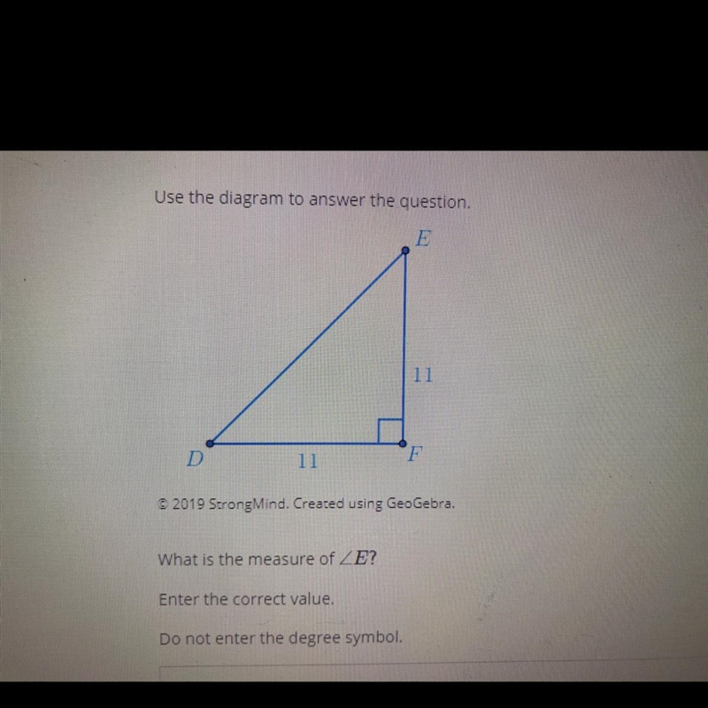 What is the measure of E?-example-1