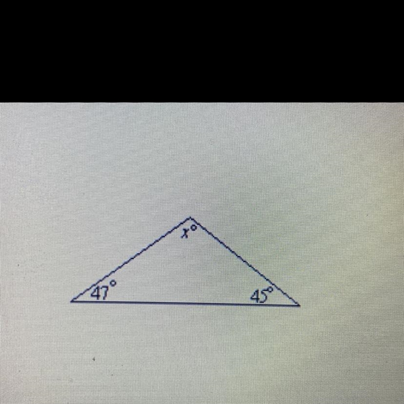 Find the value of x then classify the triangle-example-1