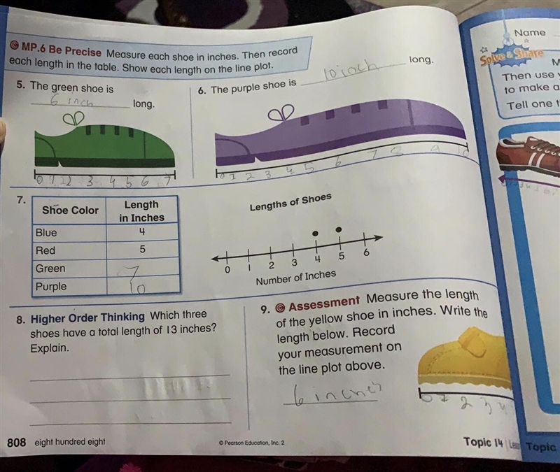 How to measure in inches for grade 2-example-1