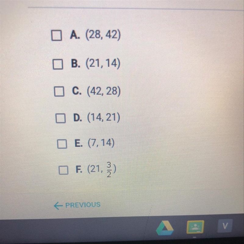 Check all of the ordered pairs that satisfy the equation below. y=2/3x-example-1