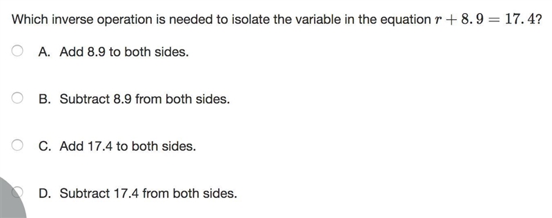 1. What is the solution to the equation? x + 17 = 55 A. no solution B. infinite solutions-example-5