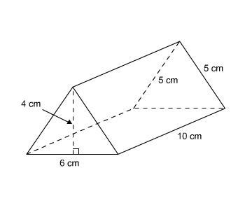 What is the surface area of this prism? (100 Points) 184 cm2 240 cm2 120 cm2 122 cm-example-1