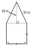 Find the total area of the given figure-example-1