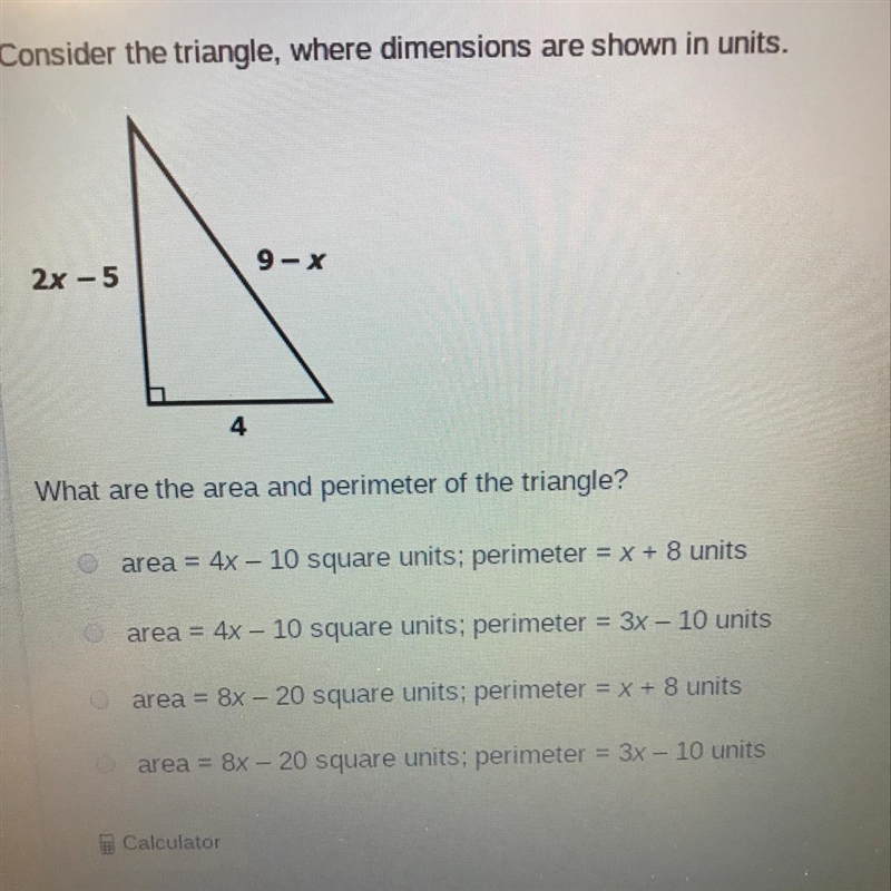 What are the are and perimeter of the triangle?-example-1