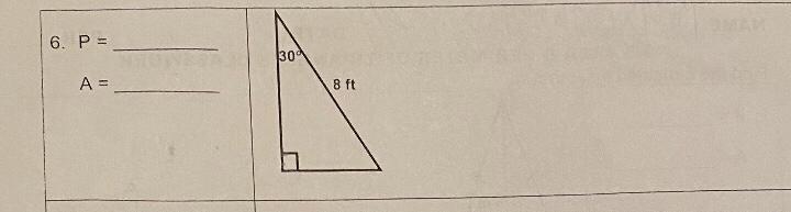 Find the area and perimeter.-example-1