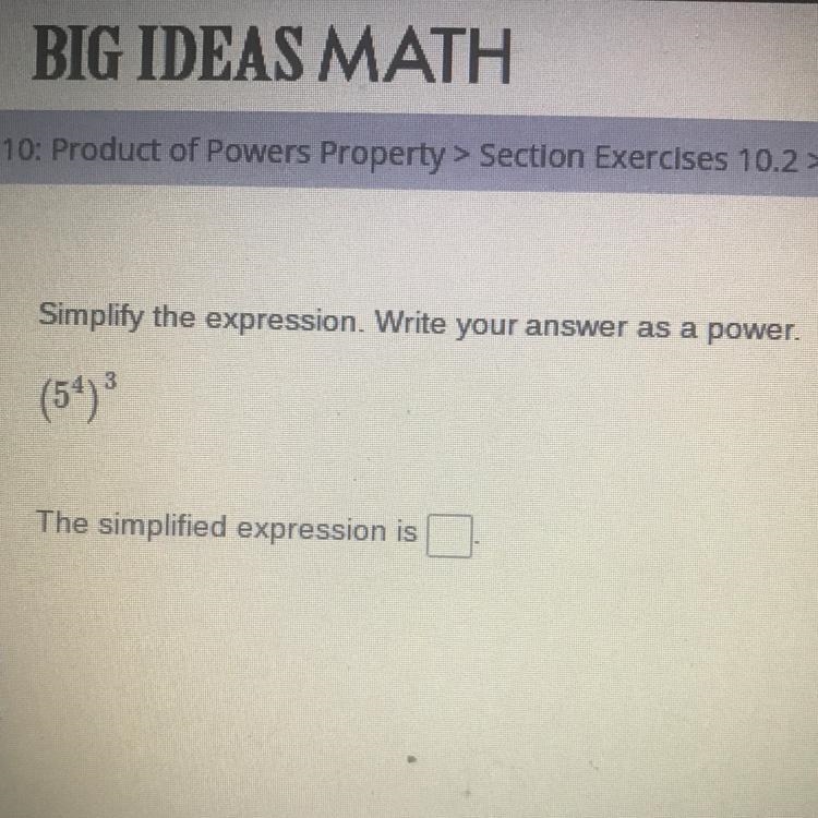 How would I solve this using product of powers property?-example-1