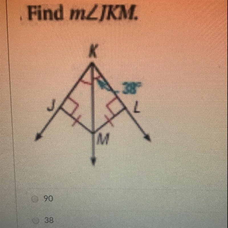 Answer choices are 90, 38, 83, and 76-example-1