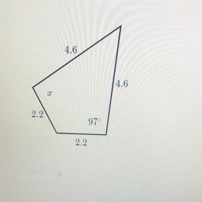 What is the value of the angle marked with x?-example-1