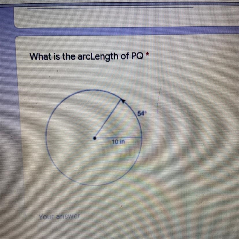 What is the arclength of PQ-example-1