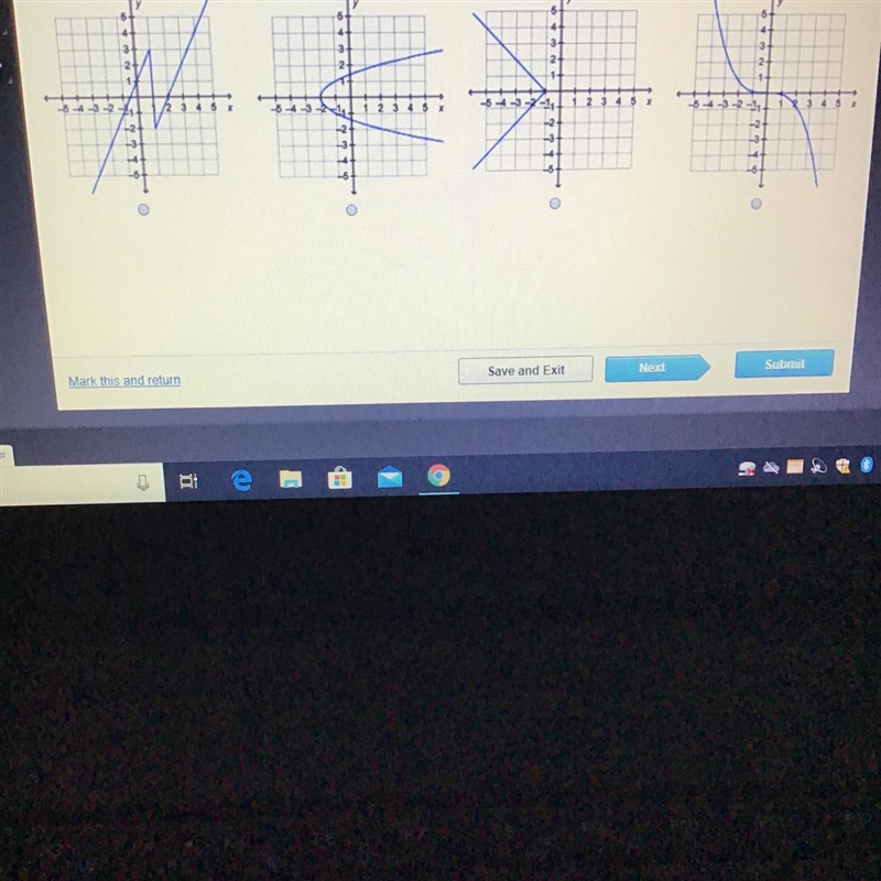 Which graph represents a function. . ?-example-1