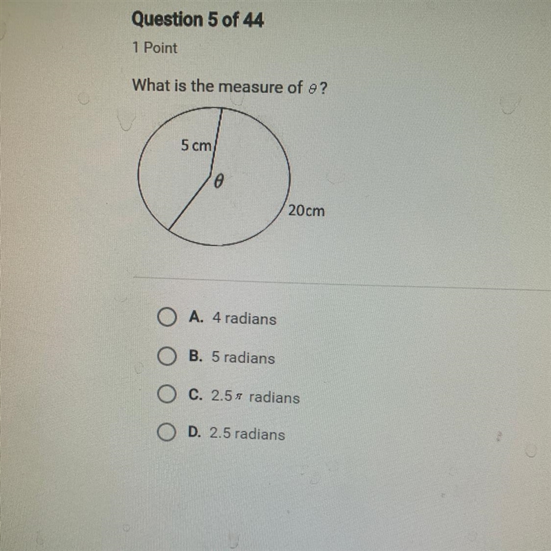 What is the measure of 0 ?-example-1