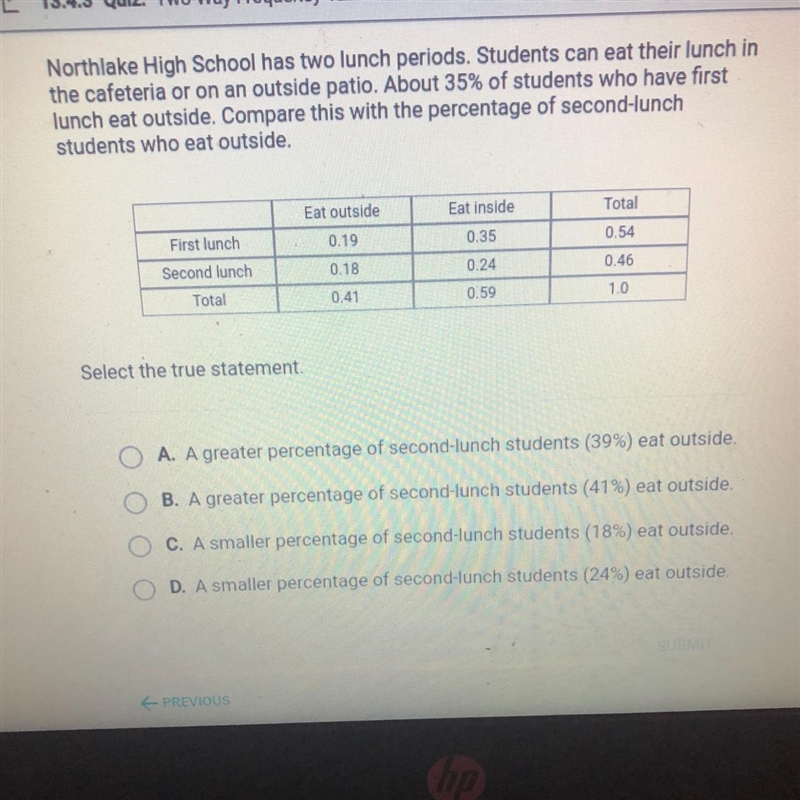 Help ? Select the true statement-example-1