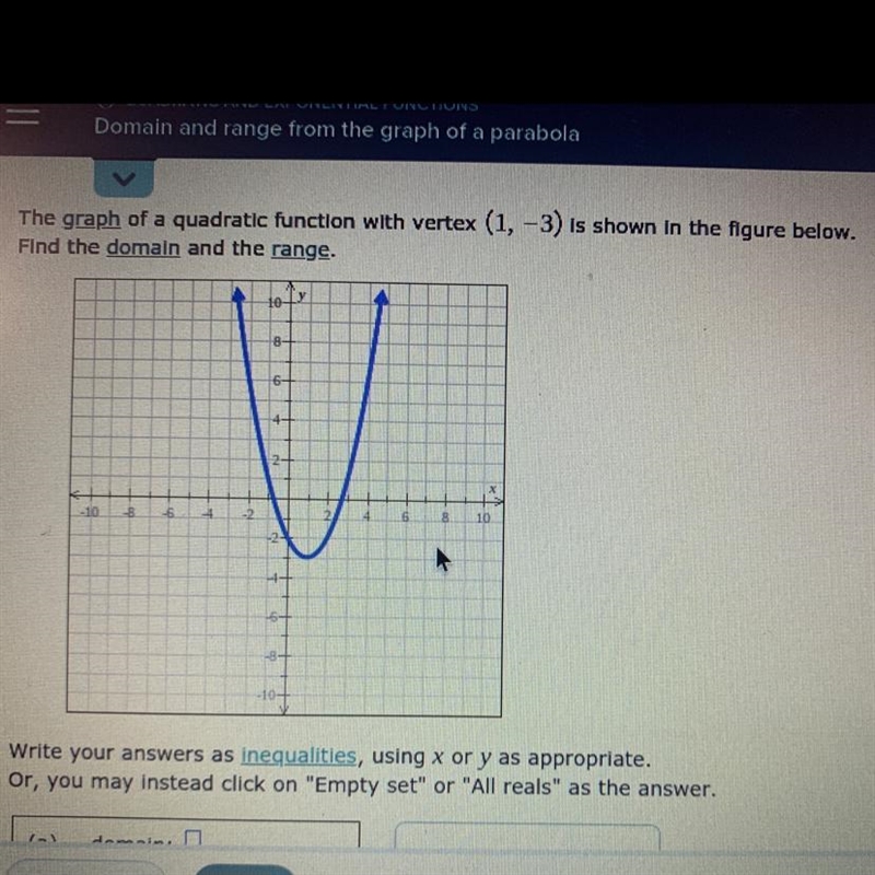 Find the domain and range-example-1