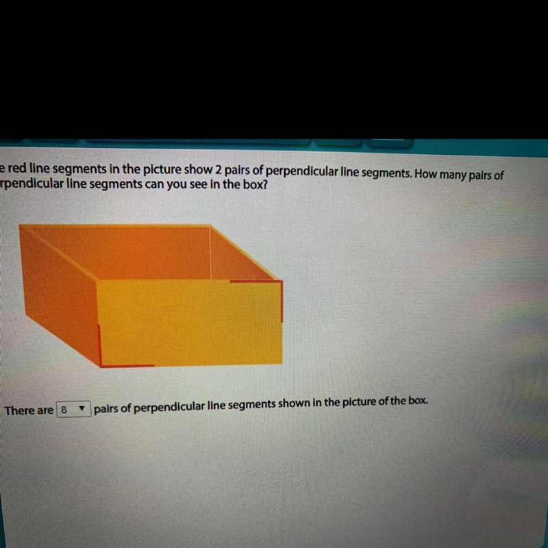 There are ---- pairs of perpendicular line segments shown in the picture of the box-example-1