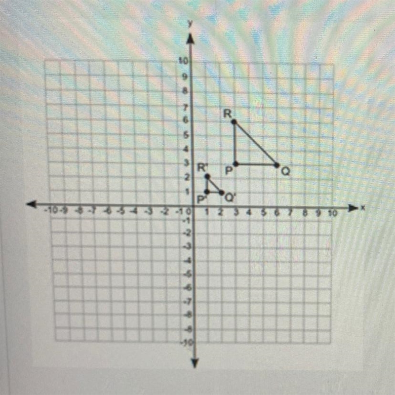 What is the scale factor of dilation? 1/2 1/3 1/4 1/5-example-1