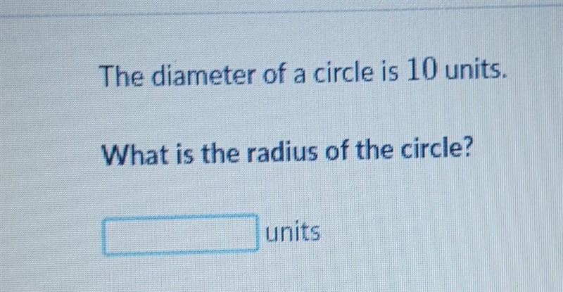 What is the radius of the circle?​-example-1