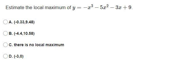 Estimate the local maximum of...-example-1