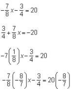 Which equation, when solved, results in a different value of x than the other three-example-1