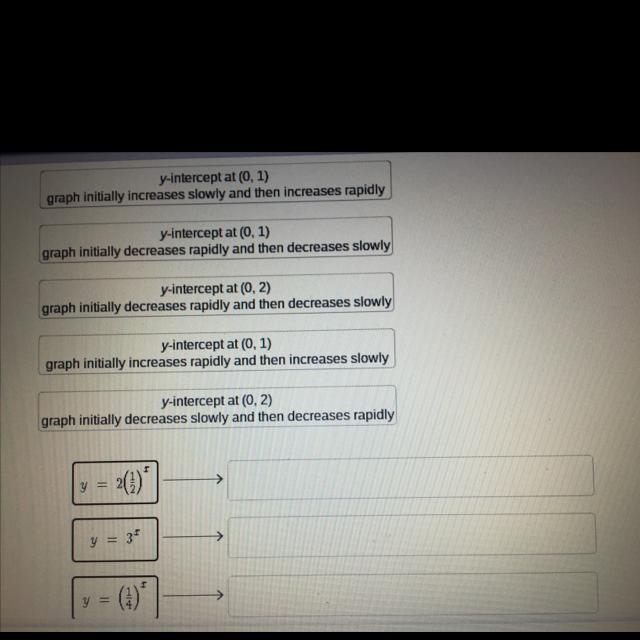 30 POINTS!! Please hurry Drag the tiles to the correct boxes to complete the pairs-example-1