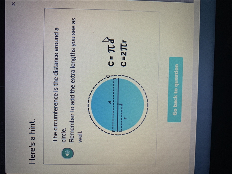 What is the perimeter of the track in meters use TT= 3.14 and round to the nearest-example-2