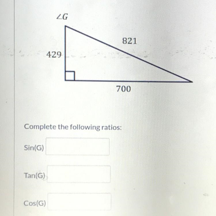 Complete the following ratios:-example-1