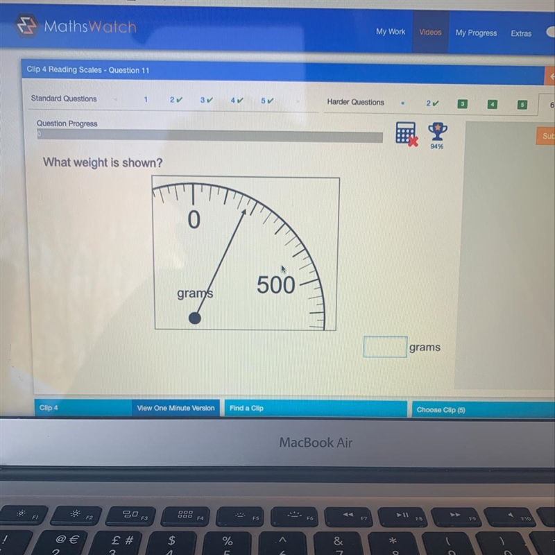 What weight is shown ?-example-1