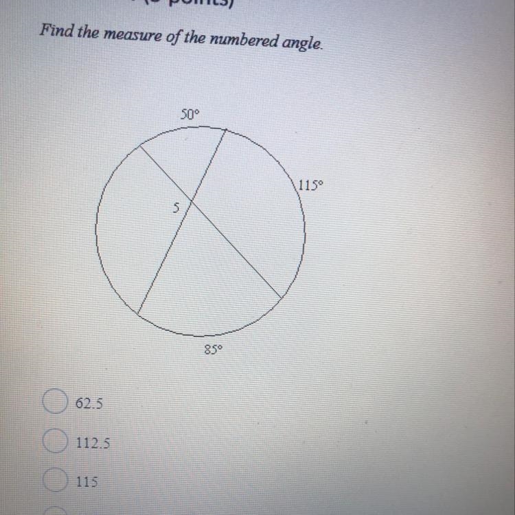 Find the measures of the numbered angle-example-1