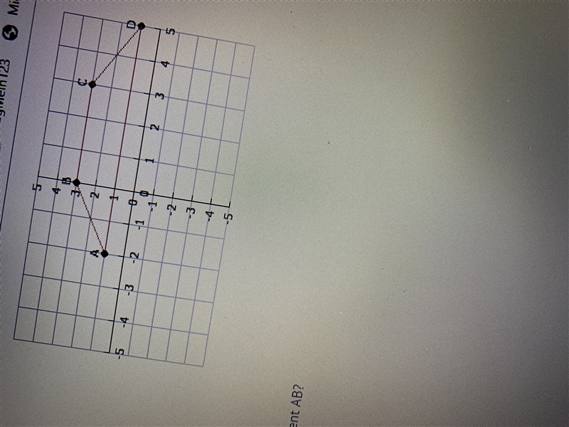 What is the midpoint of line segment AB A) (-1,1) B) (-1,2) C) (1,1) D) (1,-1) E) (2,-1)-example-1