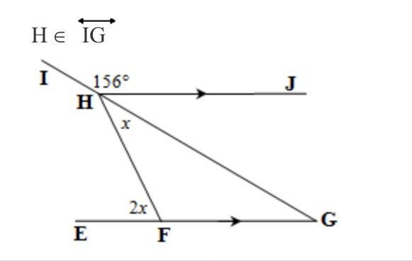 Find the value of x in each case. Give reasons to justify your solutions! H ∈ IG-example-1