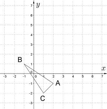 Write the coordinates of point A after dilation with a scale factor of 3, centered-example-1