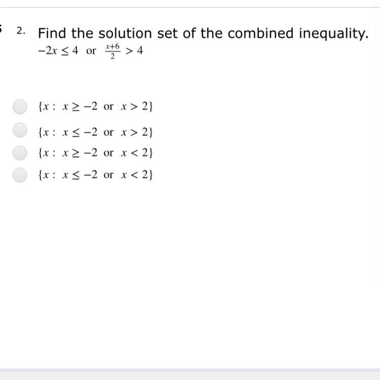 What is the solution set ❓-example-1