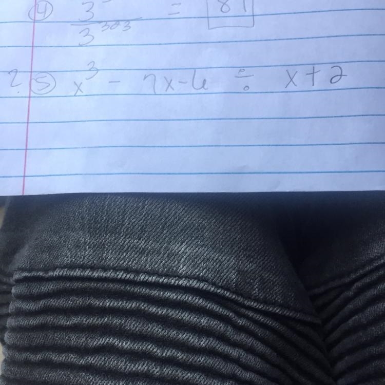 #5 x3 - 7x-6 divide x + 2-example-1