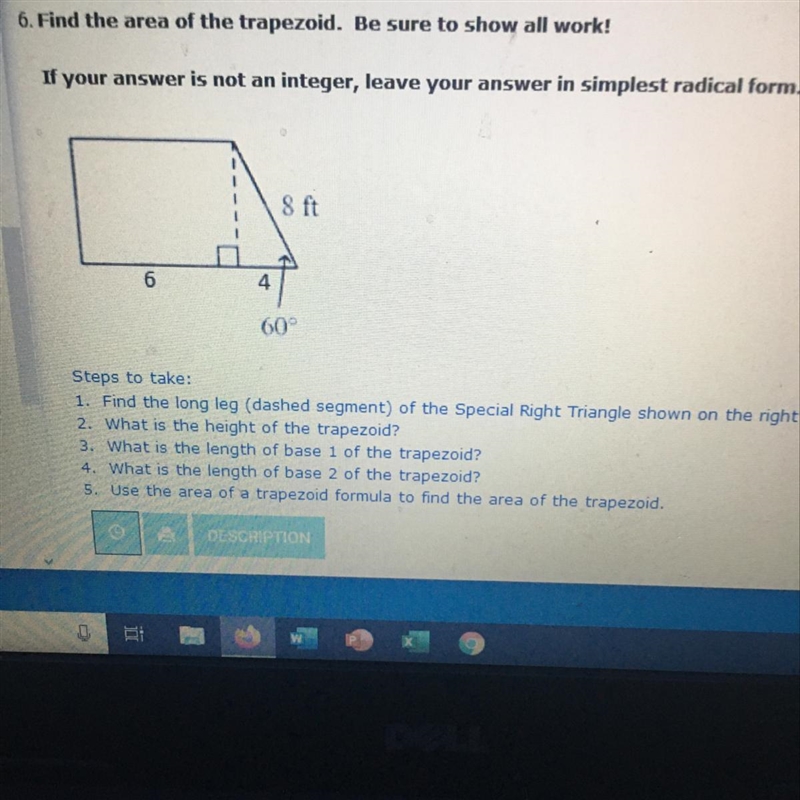 Find the area of the trapezoid-example-1