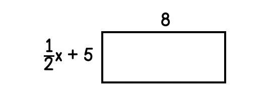 4. The area of the rectangle shown is 200 square units. Find the value of x.-example-1