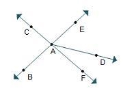 Which pair of angles shares ray A,F as a common side?-example-1