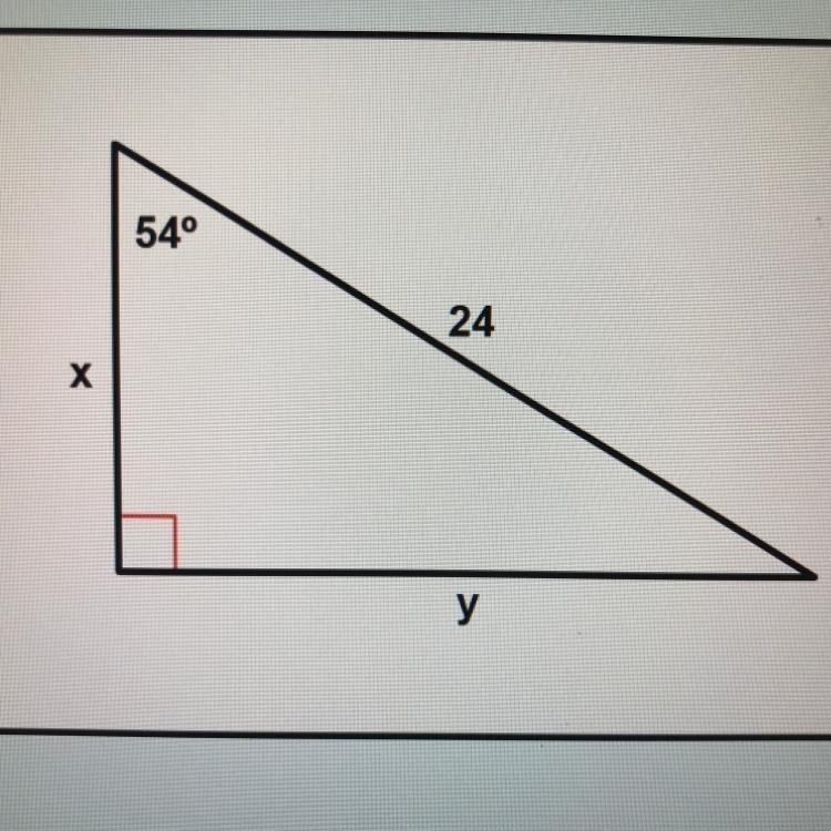 Find the length of the missing sides. Round your answers to the nearest tenth. ( Hint-example-1