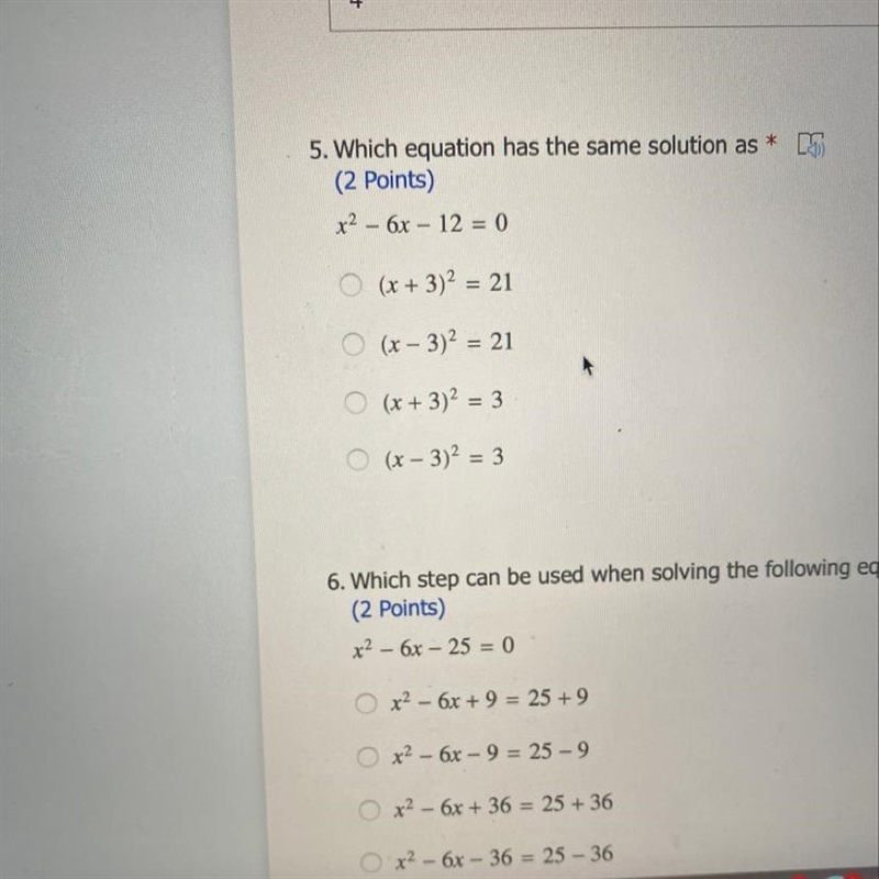 Can someone help me please! 5. Which equation has the same solution.-example-1