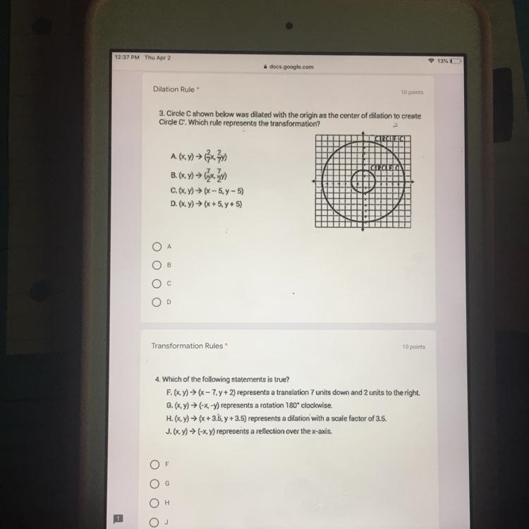 Can some one help me with Dilation rule plz-example-1