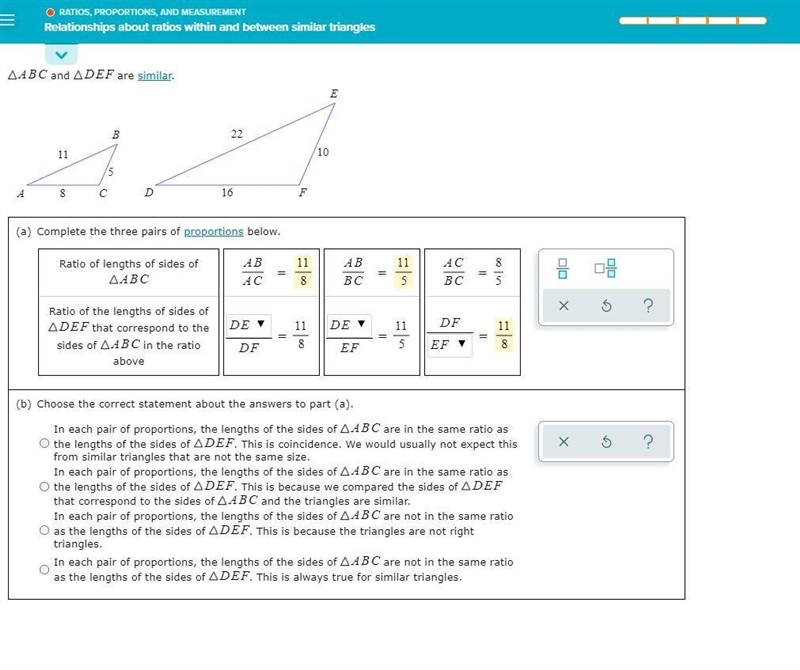 What is the corect answer btw this is homework-example-1