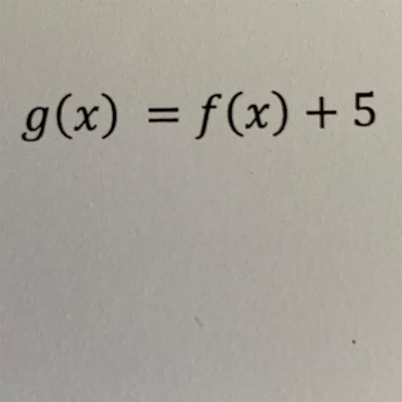 Describe how the function g(x) has been shifted from the function f(x)-example-1