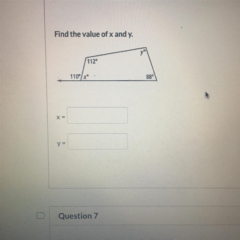 Find the value of x and y.-example-1