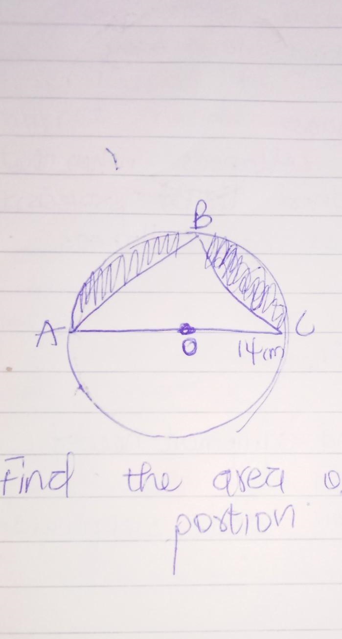 Find the area of the shaded porrion​-example-1