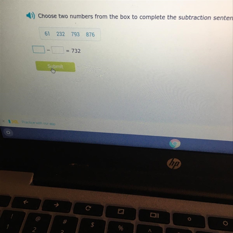 Choose the two numbers from the box to complete-example-1