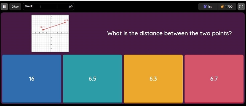 Please help me!! Please answer with the distance of these two points.-example-1