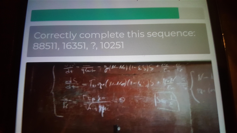 What is the correct sequence of 88511, 16351, ?, 10251 ❓❓-example-1