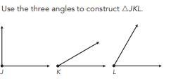 Analyze the given parts. State if the given information would create a unique triangle-example-1