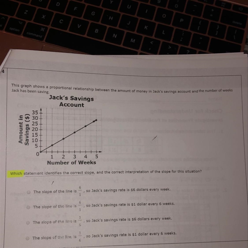 Can someone help me with question 4? Anything is appreciated:) (8th grade math)-example-1